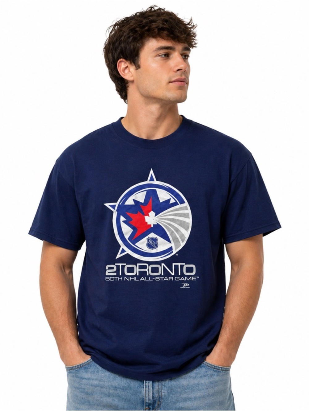 Toronto NHL All-Star Game T-Shirt Blue Pro Player XL